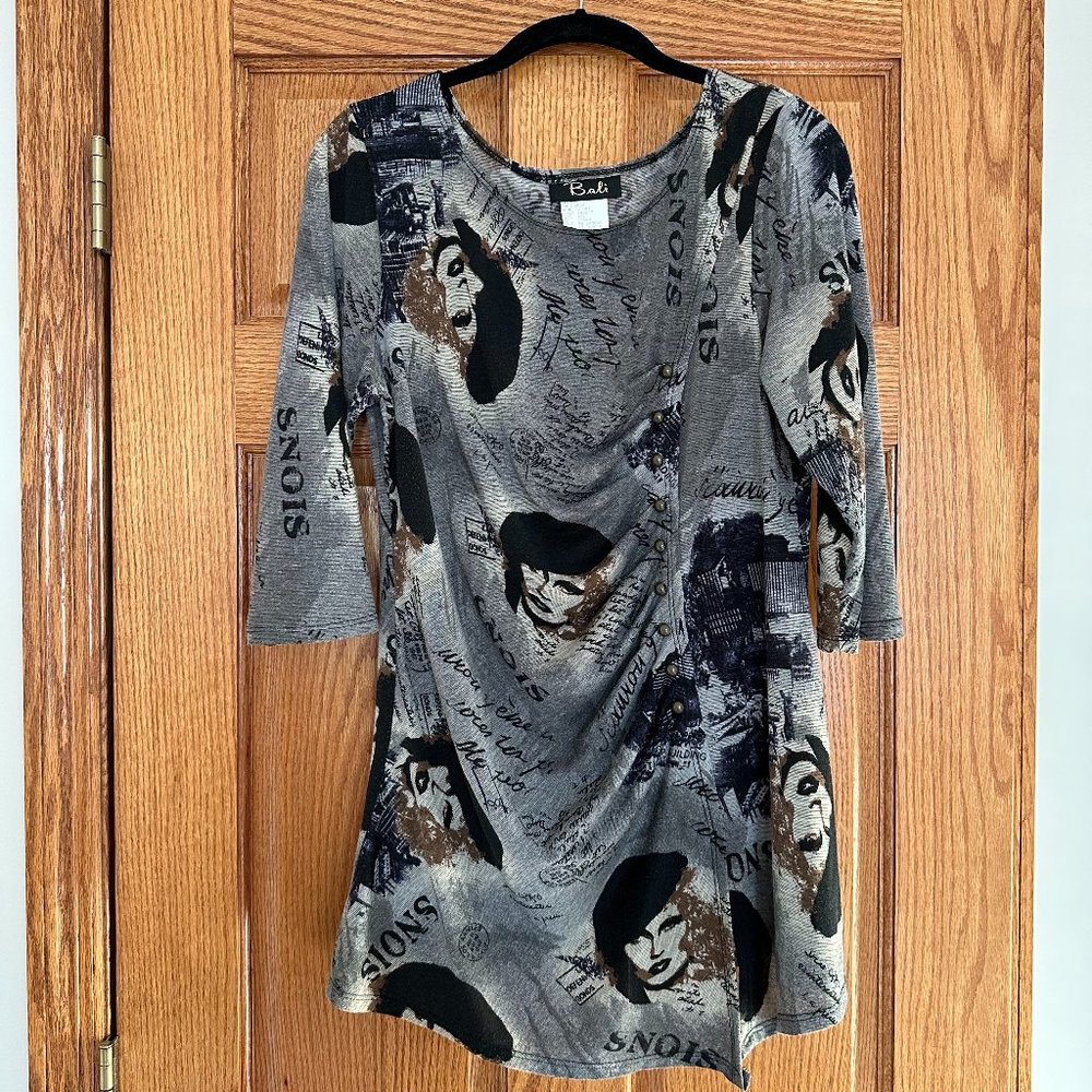 Bali French Print Tunic